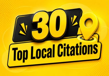 I will put your business on 30 local citations directories local SEO
