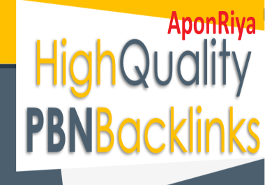 Build 10 High PA DA TF CF HomePage PBN Backlinks Dofollow Links