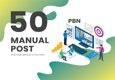 50 high metrics PBN posts DA 50 Plus on contextual backlinks