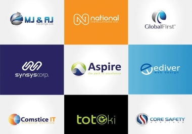 design 3 concept of your Brand Logo with Professionalism