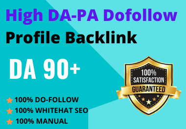 50 Do-Follow High Quality DA 85 Profile Backlink