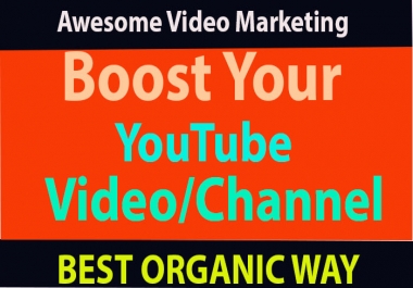 Awesome Youtube Promotion & Video Marketing Via Social Media Network