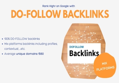 Provide 200 Mix Platforms Do-follow Backlink foryour website