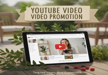 Grow Your YouTube Video with organic audience promotion