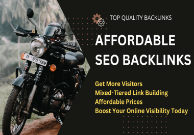 Boost Your Website With Top Quality,  Affordable Tier System Backlinks.