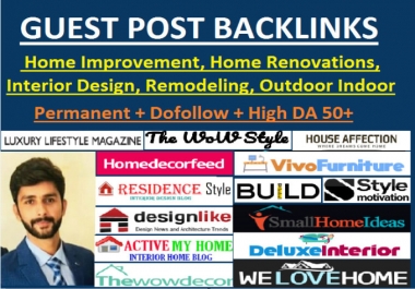 I will do guest post home improvement site