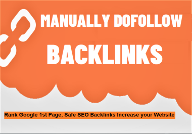 Powerful & Permanent Ranking Improvements,  30 Days SEO Backlinks High-Quality DO follow Backlinks