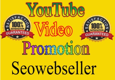 Fantastic offer YouTube Video Promotion Social Media Marketing