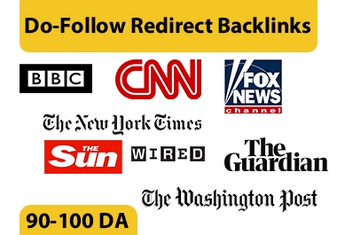 90-100 DA Do-F Redirect Backlink from BBC,  CNN,  Guardian,  Washington Post and More
