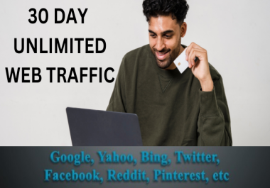 Valid Web Traffic Campaign to you Site/Link for 30 days Straight