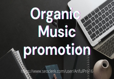 Real Audience Music Play Promotion with SEO