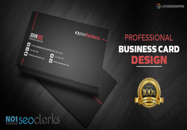 do creative and professional business card design