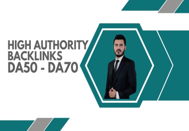 Rank your website with 25 high authority backlinks DA50 to DA70