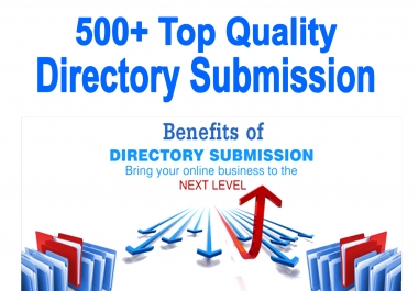 500+ High-Quality Manual Directory Submission Backlinks on PR9 to PR3