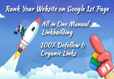 2022 Unique Method Google First page with high quality monthly SEO Backlinks manual pro package