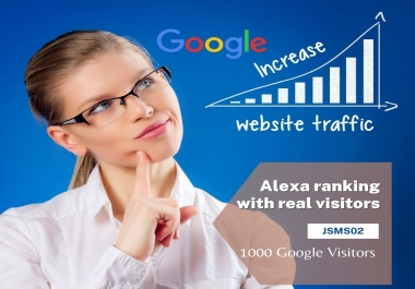 1000 Google Visitors 200 Sec Retention with real visitors