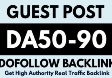 I will provide guest posting on high da
