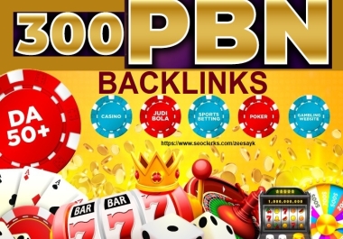 Powerful 300 PBN DA50 PLUS Casino,  Judi,  Poker,  Gambling