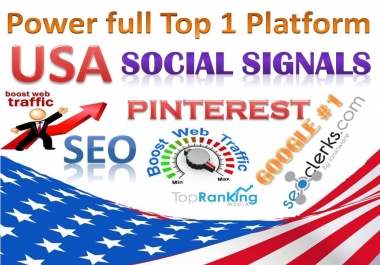 Powerfull Top 1 Platform 16,000 Pinterest Share SEO / Mixed / Social Signals / Backlinks / Bookmarks