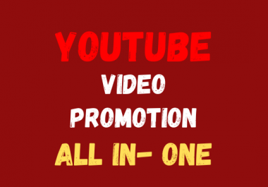 All In One Package permanent YouTube video promotion pack social media marketing fast delivery