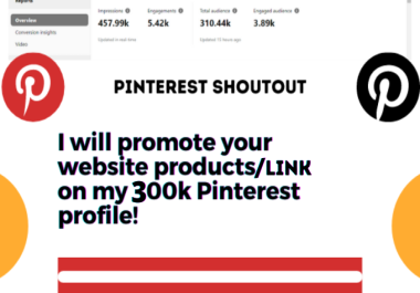 Promote Link On My 260k Monthly View