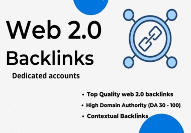 30 High-Quality Web 2.0 Backlinks Service - Boost Authority & Google Ranking Fast