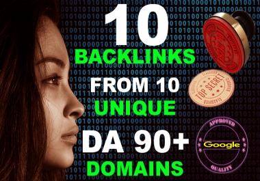Rank On Google - 10 High DA 90+ Profile Backlinks From 10 Unique Domains