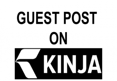 I will provide guest post on Kinja