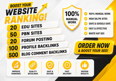 Dominate your website ranking with our powerful backlinks strategy