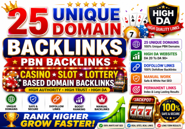 Dominate your website ranking with powerful pbn casino/slot/lottery-based domain backlinks