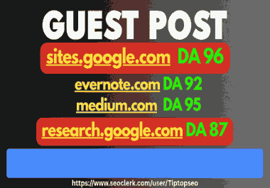 I will Boost Your Website Rankings with High Authority Guest Posts with DA 90s