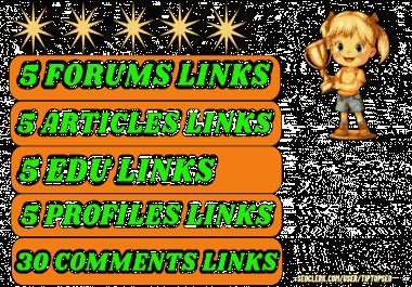 I will create strong premium foundation backlinks