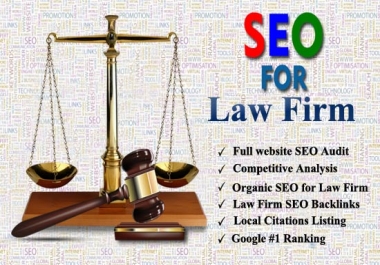 Law Firm SEO By Top 100 Lawyer Niche SEO Backlinks for Google Ranking