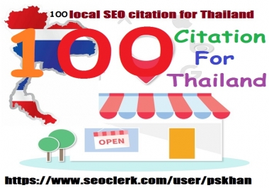 create 100 Citation for Thailand
