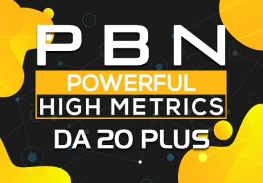Powerful 15 PBN Backlinks + 20 DA20+ Permanent High Links Website Google Ranking No. 1