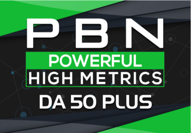 Powerful 20 High Metrics DA40+ PBN Backlink
