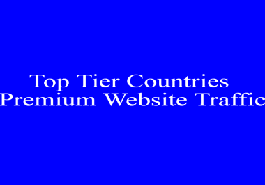 I Will Give 100k Premium Top Tier Country Traffic For Your Website