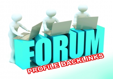 Create 100+ High Quality SEO Forum Profile Backlinks Authority Websites