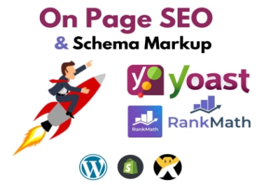 I will optimize WordPress on page SEO with Rank Math or Yoast