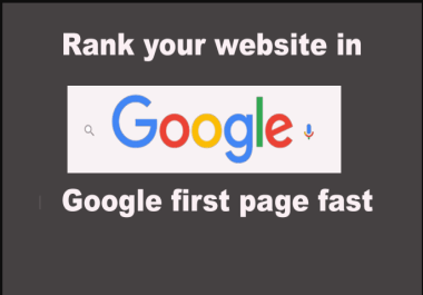 Update-2023. Manually Done Google PAGE 1 Booster Package- Guaranteed Improvement