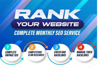 Boost Your Ranking With 30 Days Dripfeed Complete SEO Service