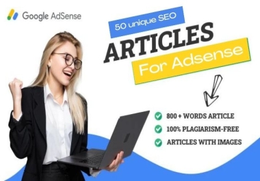 10 unique SEO articles for google AdSense approval