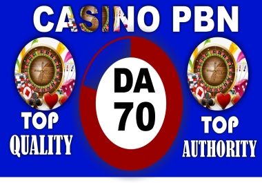 PBN BOOSTER - DA 70 to 50+ Rank Thai-Korea-Indonesia with Casino,  Gambling,  Poker Limited time