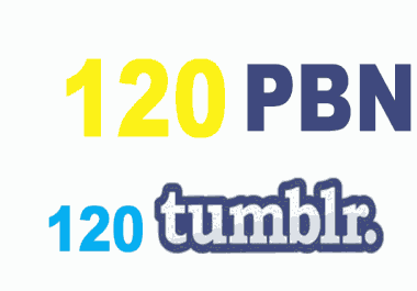 PBN Backlinks with Bonus Package 120 Tumblr for web traffic - SEO top rated