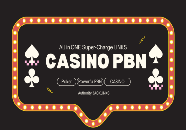 100 CASINO Authority backlinks DA 50+ to Rank Thai-Korea-Indonesia with Casino,  Gambling,  Poker