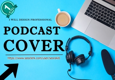 I will do professional podcast cover art design