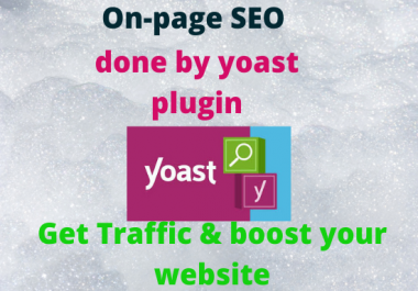I will do website onpage optimization by yoast seo plugin