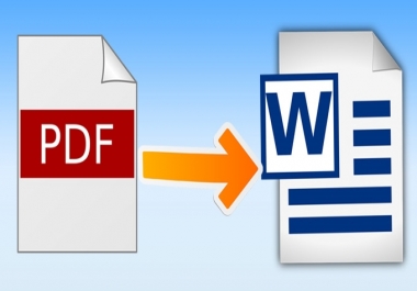 convert 40 pages PDF to word and image to text