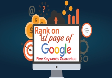 Guaranteed 5 Keywords On Google 1st Page Or Refund Mo...