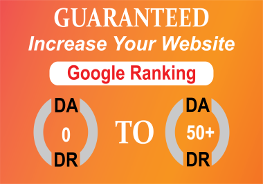 By Ultra Backlinks Increase Your Website,  DA50+ & DR50+ Within 30 days